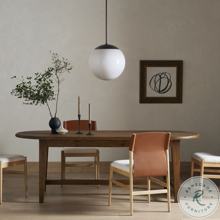 Alfie Waxed Pine 87" Dining Table