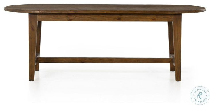 Alfie Waxed Pine 87" Dining Table
