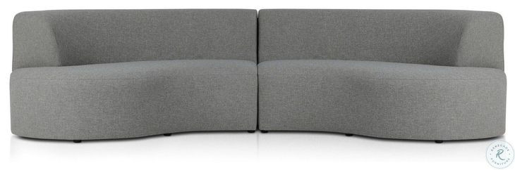 Opal Hayes Smoke Outdoor 2 Piece Sectional