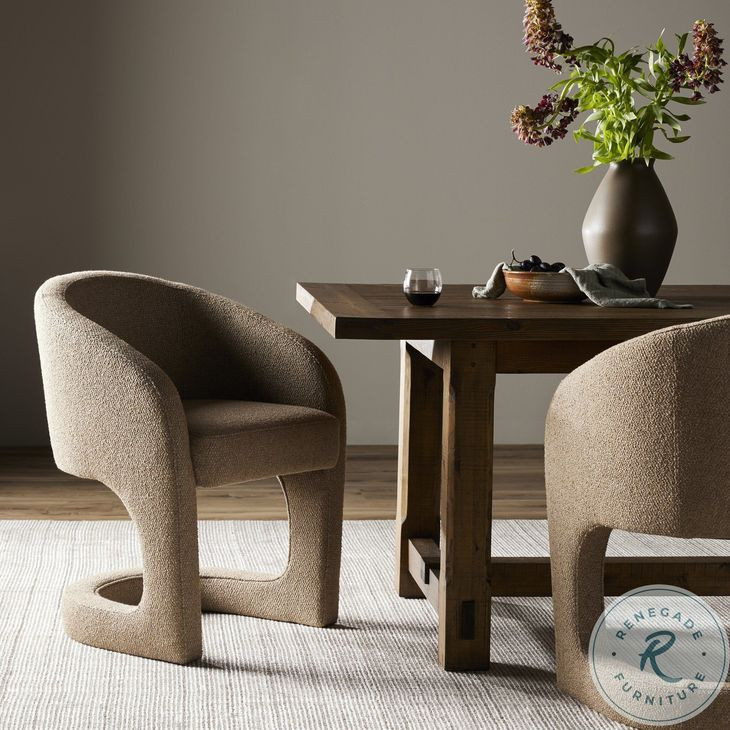 Reynold Heron Sand Dining Armchair