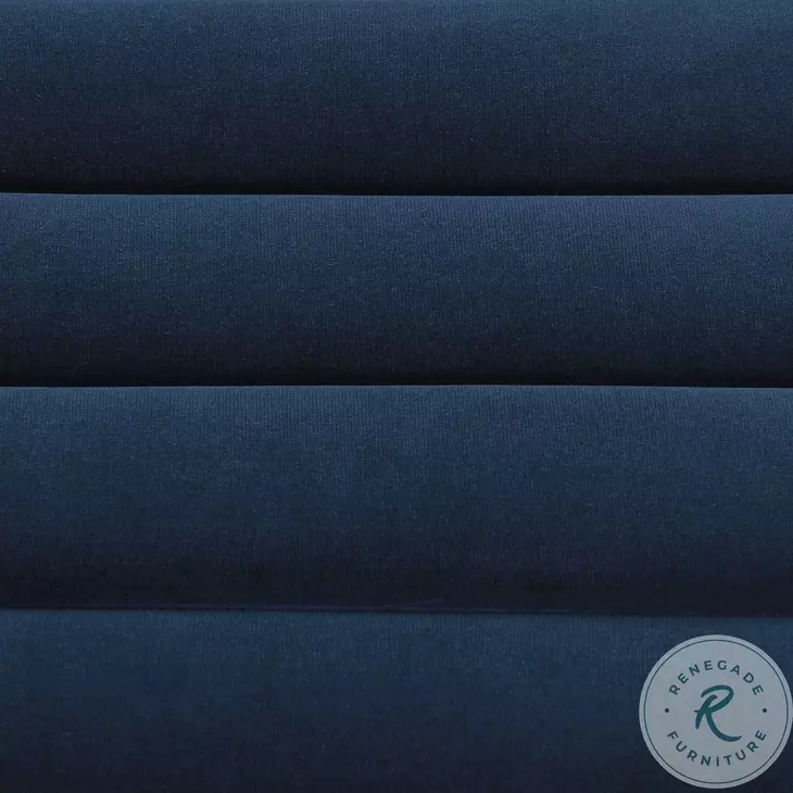 Augustine Sapphire Navy 61" Accent Bench