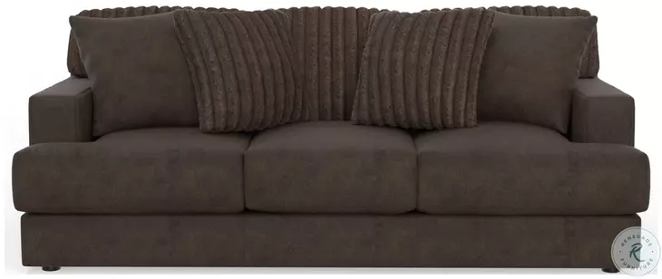 Eagan Chocolate 95" Sofa