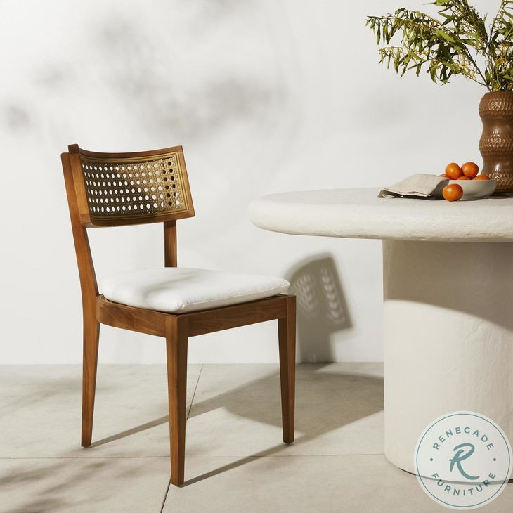 Britt Stinson White Outdoor Dining Chair Set of 2