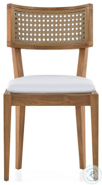 Britt Stinson White Outdoor Dining Chair Set of 2