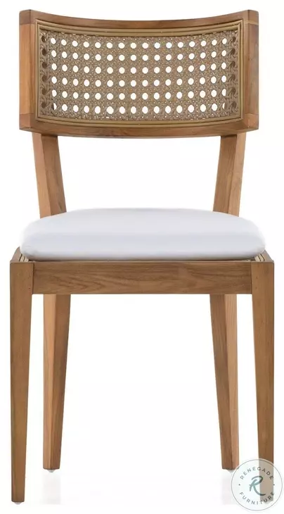 Britt Stinson White Outdoor Dining Chair Set of 2