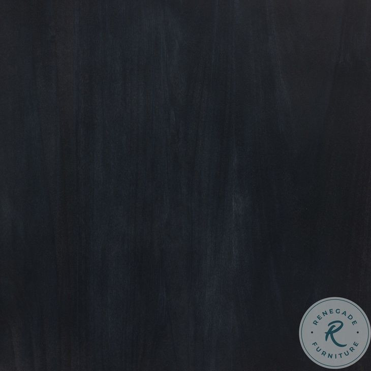 Trey Black Wash Poplar Large 3 Drawer Nightstand