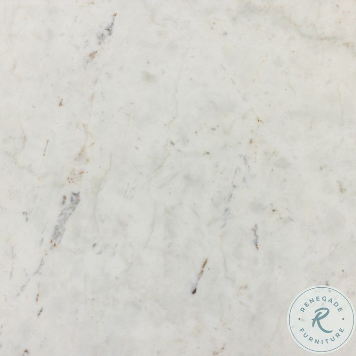 Oranda Polished White Marble Dining Table