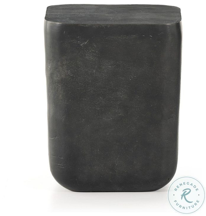 Basil Aged Grey Outdoor Square Drink Table