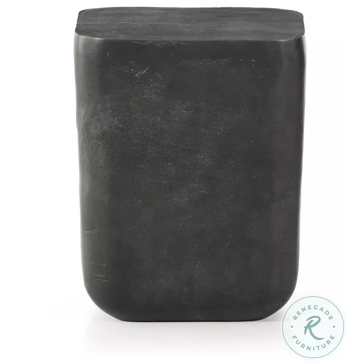Basil Aged Grey Outdoor Square Occassional Table Set