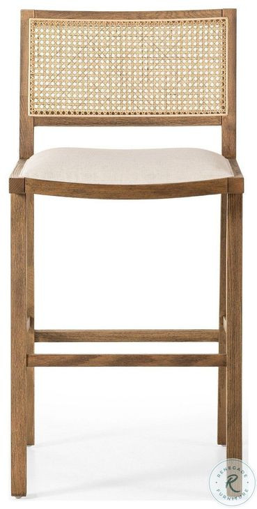 Sage Savile Flax Performance Fabric Bar Stool