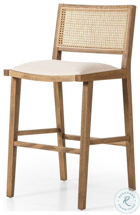 Sage Savile Flax Performance Fabric Bar Stool