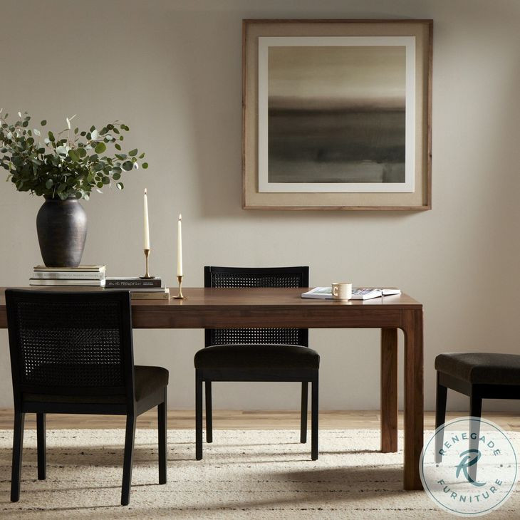 Arturo Natural Walnut Veneer 94" Rectangular Dining Table