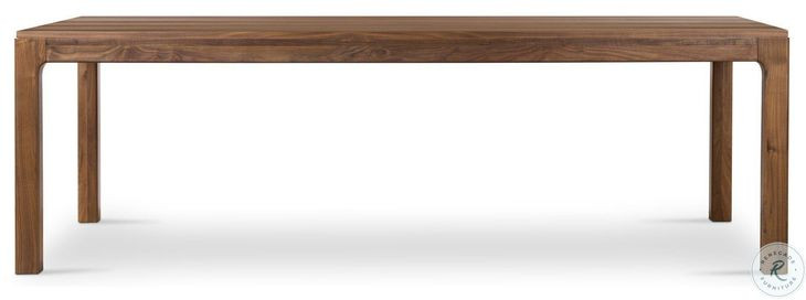 Arturo Natural Walnut Veneer 94" Rectangular Dining Table