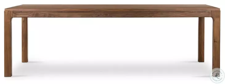Arturo Natural Walnut Veneer 94" Rectangular Dining Table