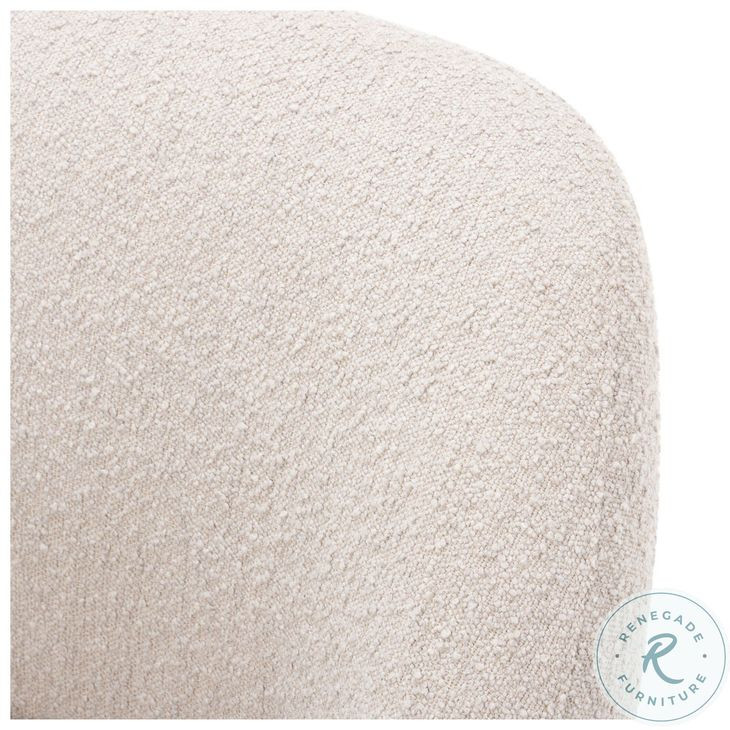 Levi Knoll Sand Performance Fabric Swivel Chair