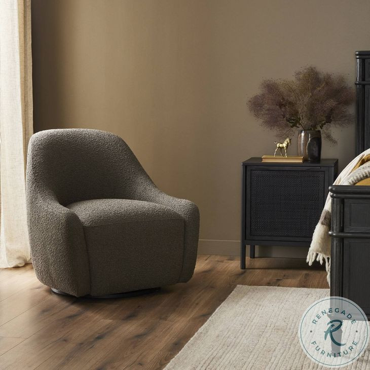 Levi Knoll Clay Performance Fabric Swivel Chair