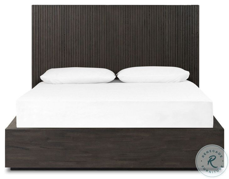 Leo Smoked Black Panel Bedroom Set