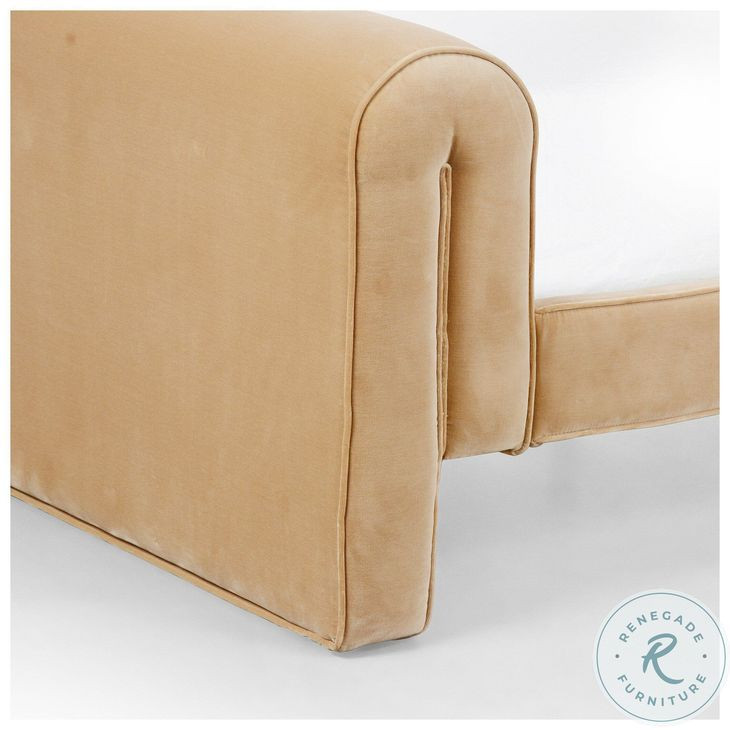 Mitchell Surrey Camel Queen Upholstered Bed