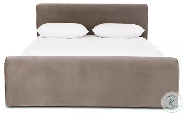 Mitchell Surrey Fossil Queen Upholstered Bed