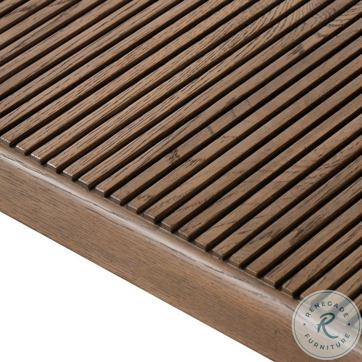 Leo Rustic Grey Rectangular Coffee Table