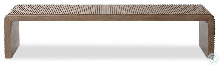 Leo Rustic Grey Rectangular Coffee Table