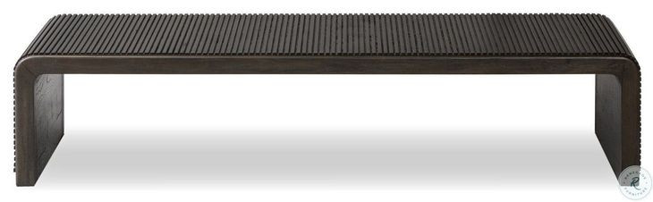 Leo Smoked Black Rectangular Coffee Table