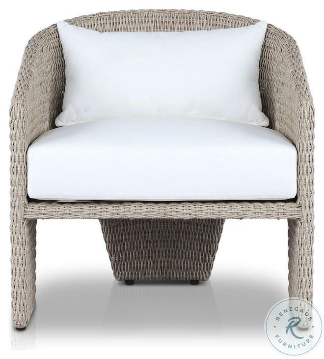 Fae Vintage White Outdoor Chair