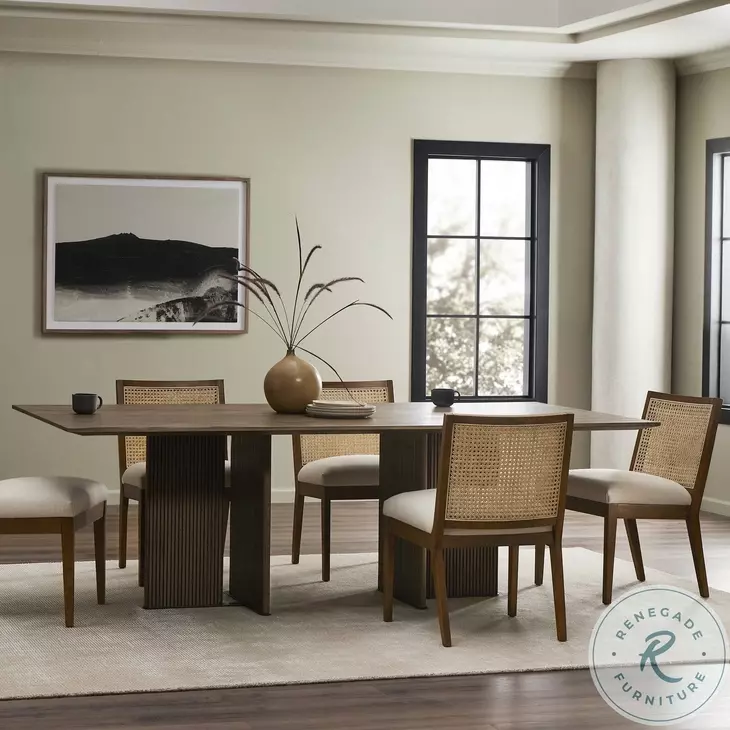 Leo Rustic Grey 94" Rectangular Dining Table