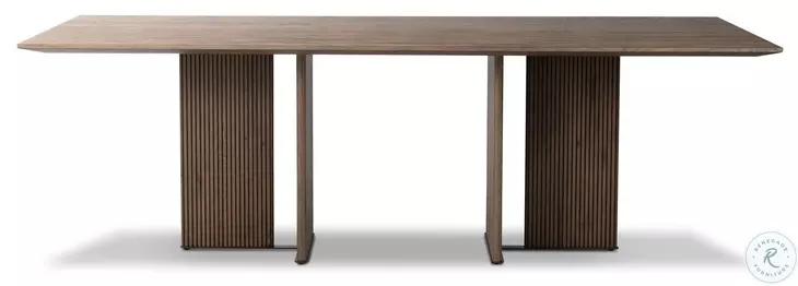 Leo Rustic Grey 94" Rectangular Dining Table