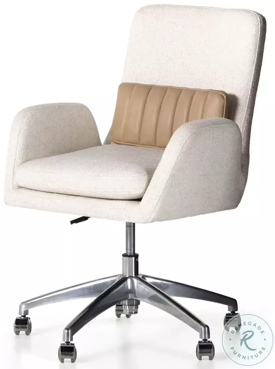 Leda Omari Natural Performance Fabric Desk Chair