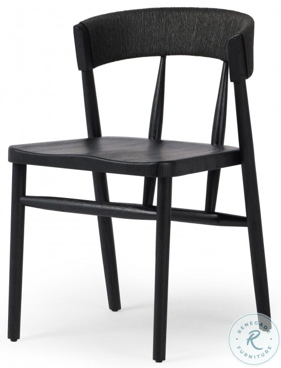 Buxton Black Oak Dining Chair from Four Hands | Coleman Furniture