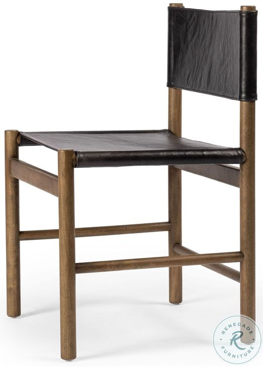 Warby Worn Black Oak Rectangular Dining Room Set