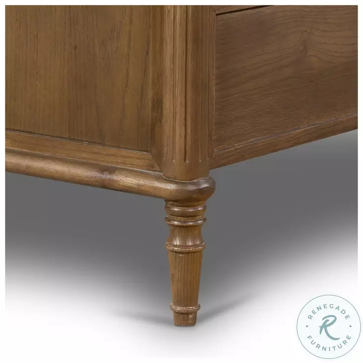 Toulouse Toasted Oak Veneer King Bed