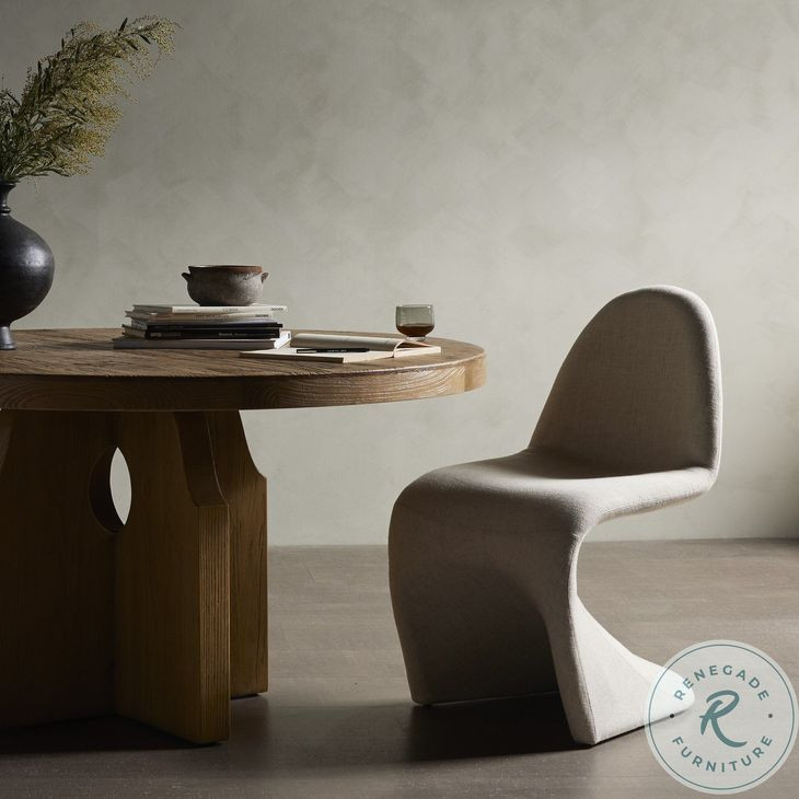 Briette Alcala Cream Performance Fabric Dining Chair