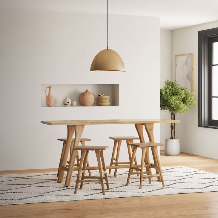 Sedona Brown 5 Piece Counter Height Dining Set