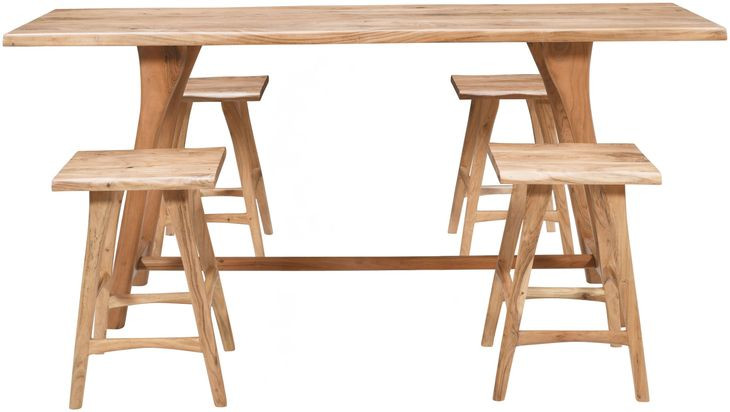 Sedona Brown 5 Piece Counter Height Dining Set