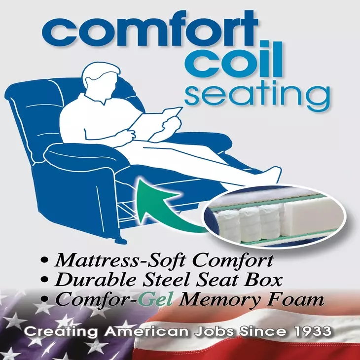 Chappy Pebble Lay Flat Reclining 83" Sofa