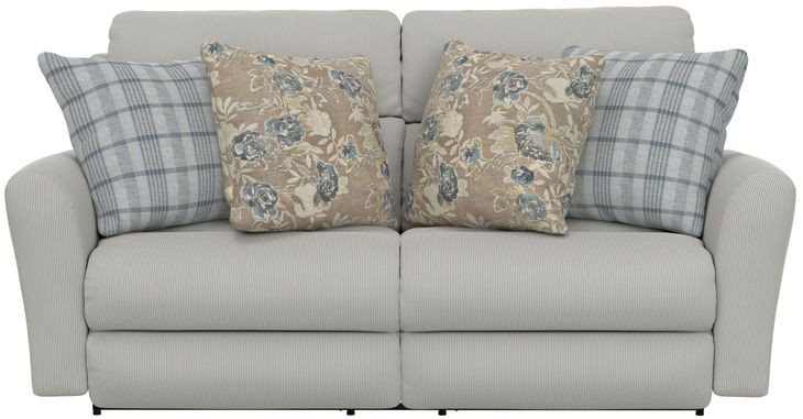 Chappy Linen 83" Lay Flat Reclining Sofa