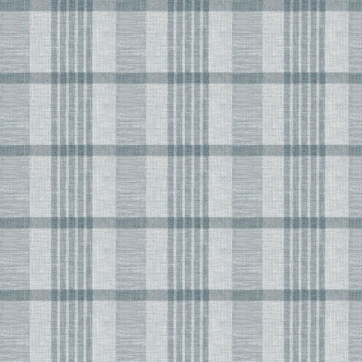 Chappy Chambray Castered Cocktail Square Ottoman