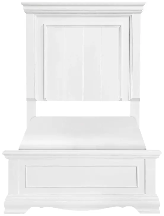 York White Youth Panel Bedroom Set