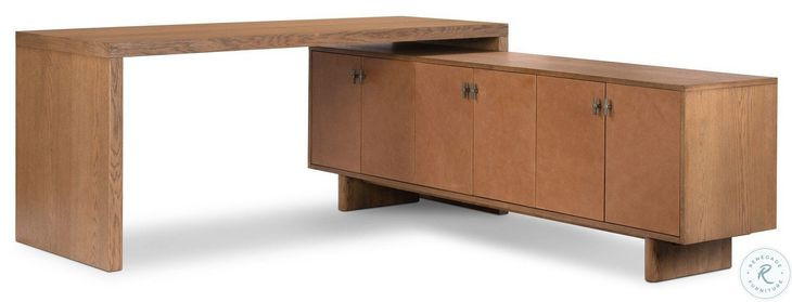 Posada Amber Oak Veneer 78" Media Console