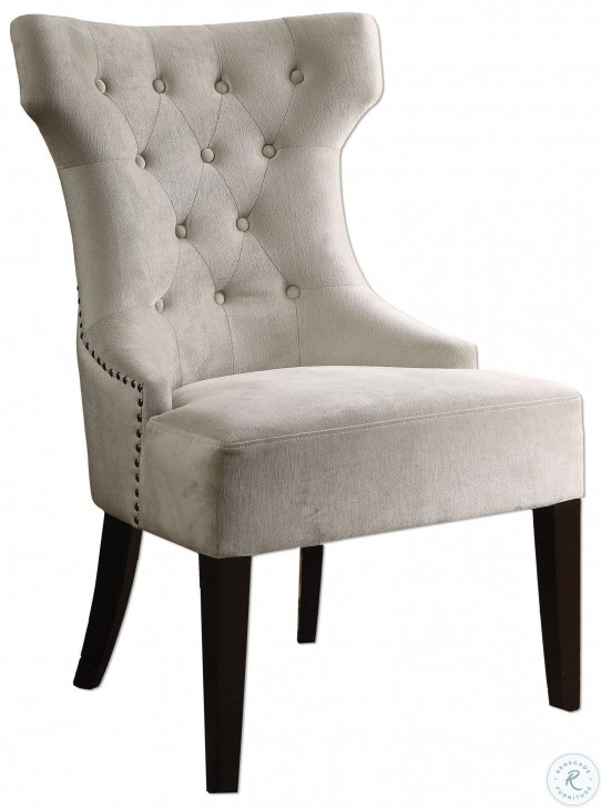 Arlette Tufted Wing Chair from Uttermost (23239) Coleman Furniture