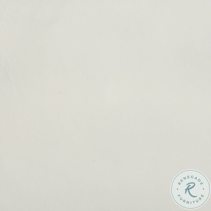 Basil Matte White Cast Aluminum Outdoor Square Coffee Table