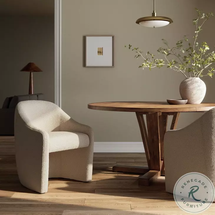 Levi Knoll Sand Performance Fabric Dining Chair