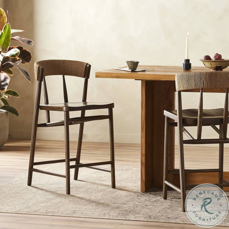 Buxton Drifted Oak Counter Height Stool