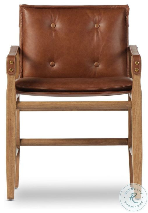 Lenz Sonoma Chestnut Dining Armchair