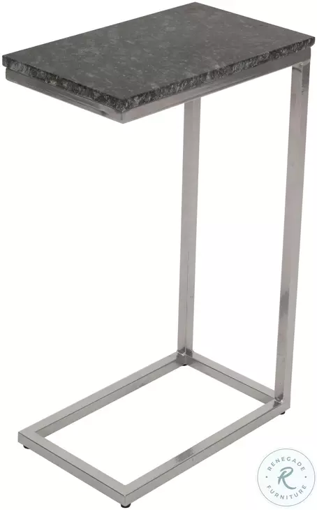 Aurora Black And Marble Accent Table Set Of 2