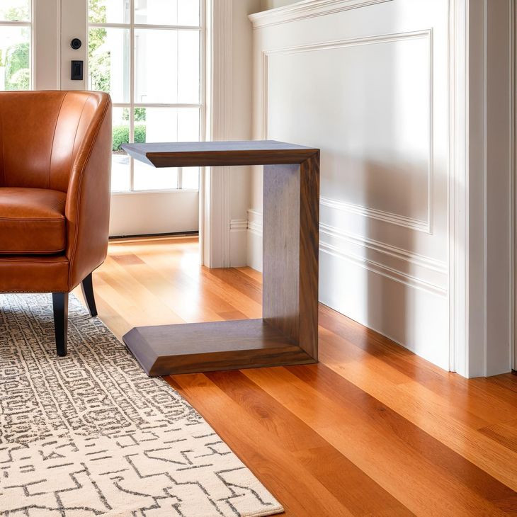 Nobu Walnut Rectangular End C Table