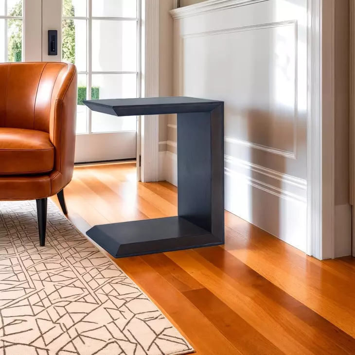 Nobu Espresso Rectangular End C Table