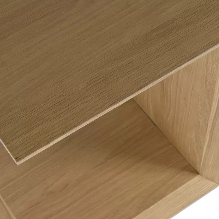 Nobu Oak Brown Rectangular End C Table